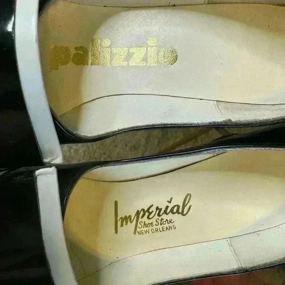 Palizzio Imperial Vintage Shoes Black And White Size 7 - Picture 7 of 10